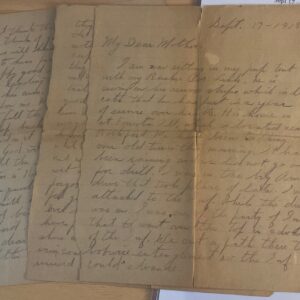 WWI AEF letter Co C 2nd Engineers - 'went over the top in advance of the infantry to cut a path'