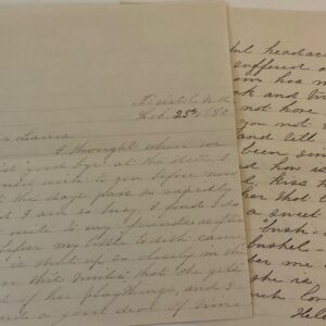1880 letter Bristol New Hampshire